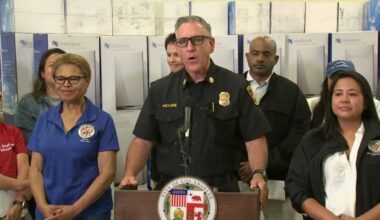 Chief says goal is to extinguish Boyle Heights warehouse fire by midweek