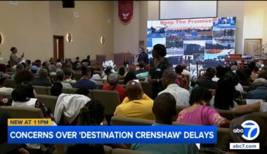 South LA residents demand answers over Destination Crenshaw project delays
