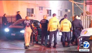 Woman hospitalized after argument leads to shooting at her Van Nuys home; gunman sought