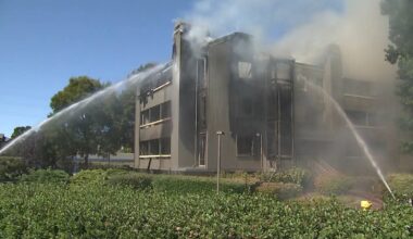 Crews respond to 6-alarm building fire on Sea Spray Lane in Foster City; several firefighters injured
