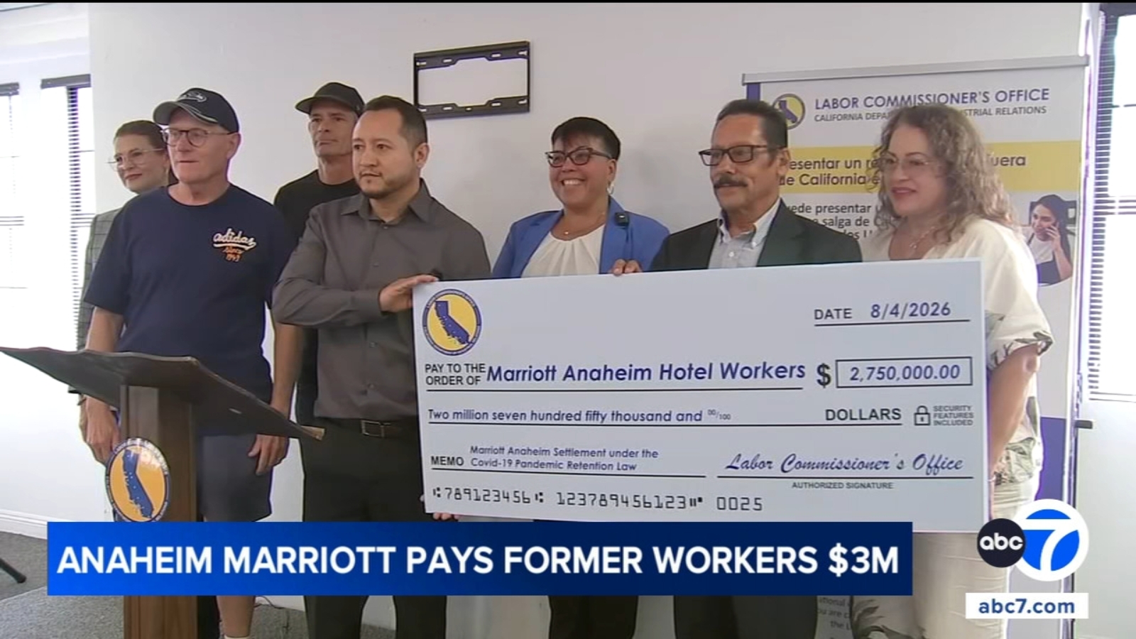 Former Anaheim Marriott employees receive shares of nearly $3 million settlement over pandemic layoffs
