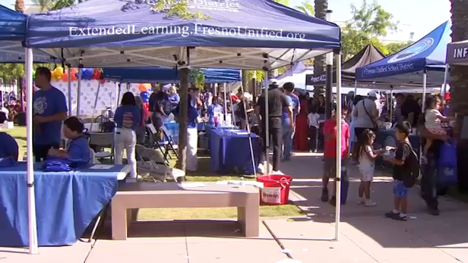 Fresno Unified families receive supplies and resources ahead of first day