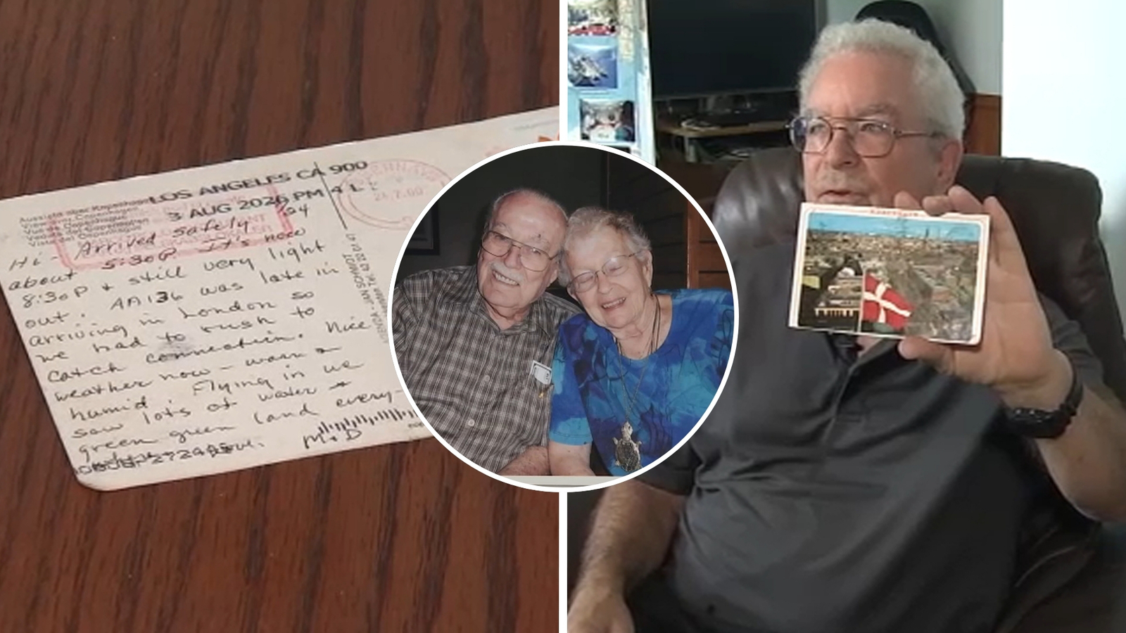 Long Beach man Bob Sheppard receives Denmark postcard mailed by his late parents 26 years later