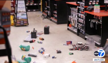 AutoZone store ransacked during street takeover in East Los Angeles