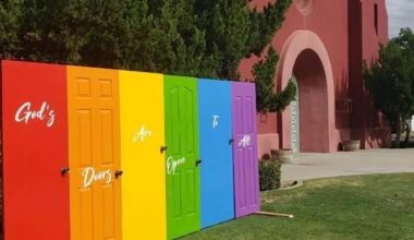 Fresno's 'Big Red Church' reports potential vandalism for outdoor art display