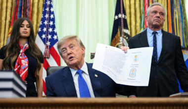 Trump signs executive order to change childhood vaccine schedule