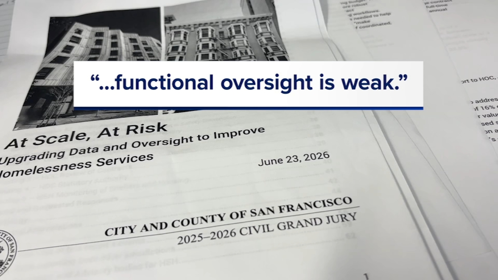 San Francisco grand jury report raises safety concerns in supportive housing system