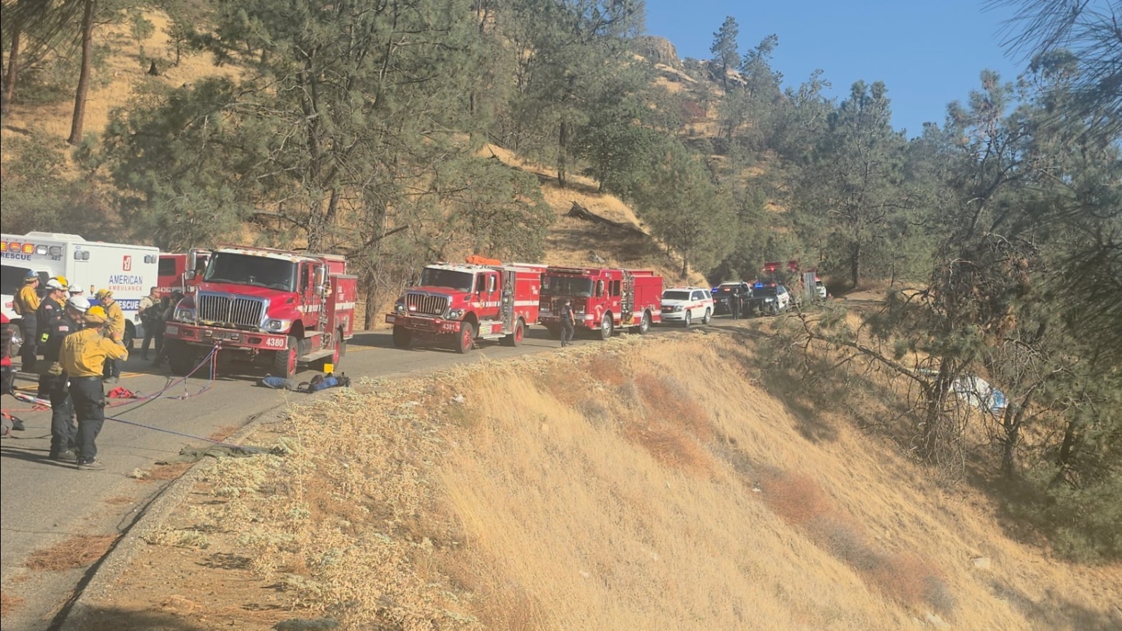 Person drives vehicle off cliff while arguing with partner on the phone, officials say