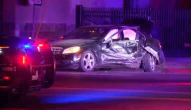 Kerman Police chase of kidnapping suspect ends in downtown Fresno ejection crash