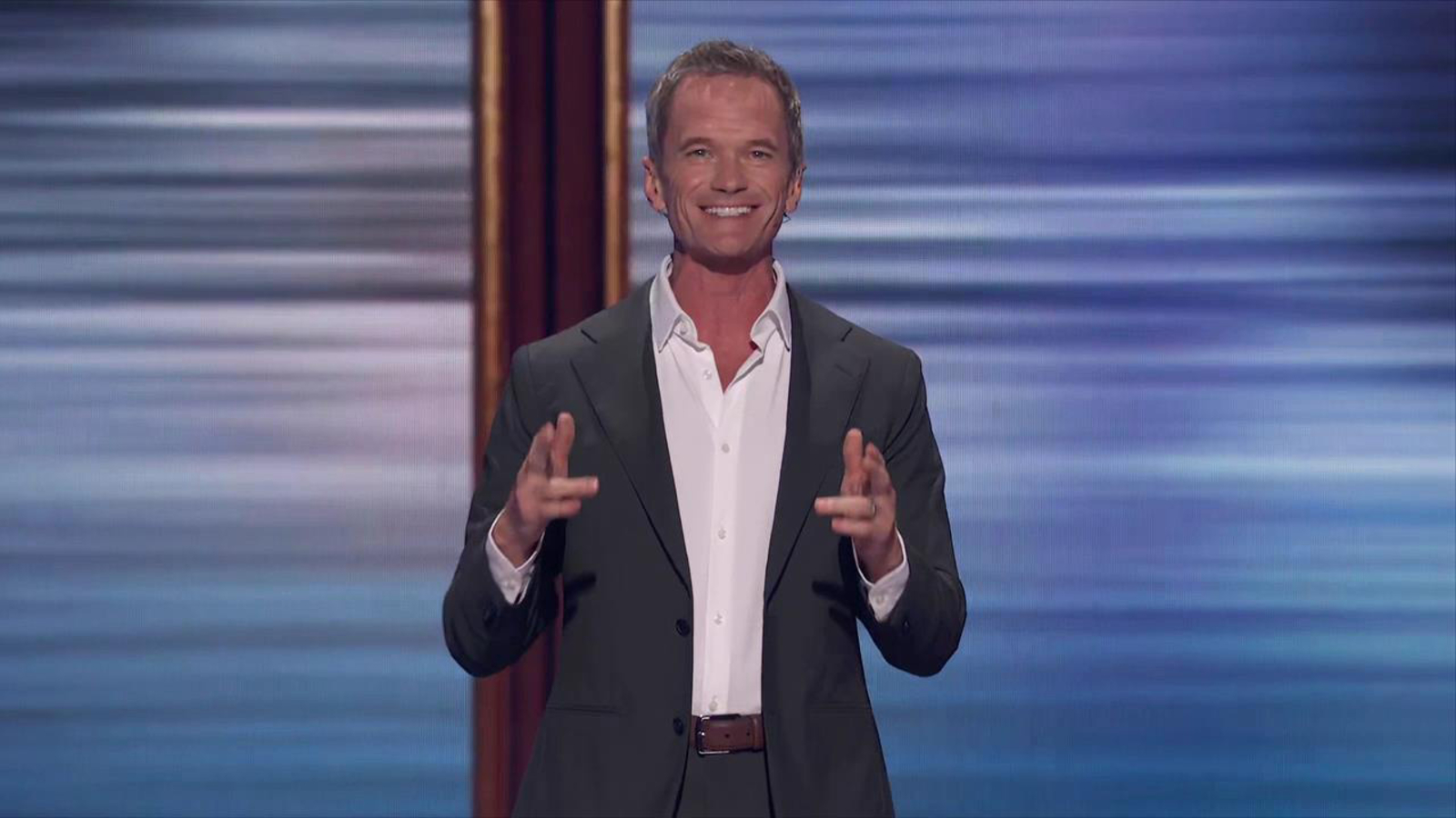 Neil Patrick Harris opens experience showcase with performance