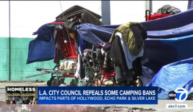 Los Angeles City Council rescinds homeless encampment bans in Hollywood, Echo Park, Silver Lake