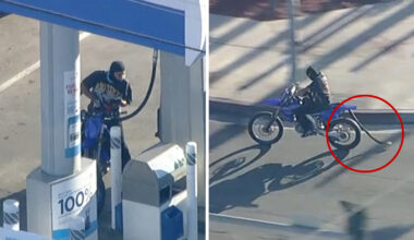 Chase: Wild LA dirt bike pursuit ends after suspect cuts through parks, tries to refuel