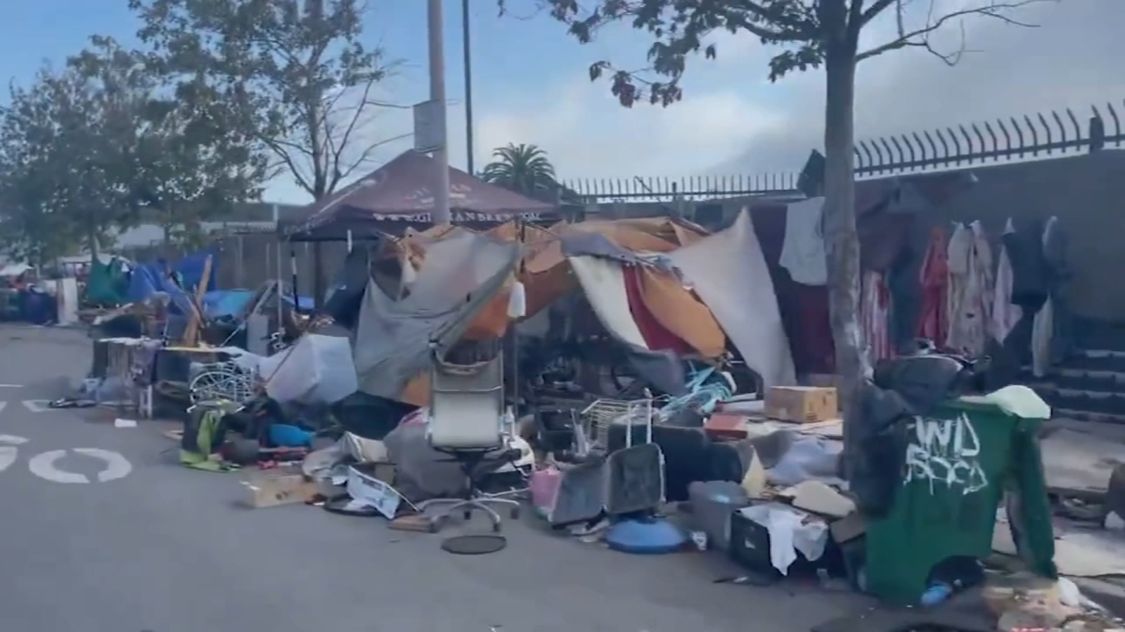 Viral video sparks new debate over controversial homeless encampment near UC Berkeley housing