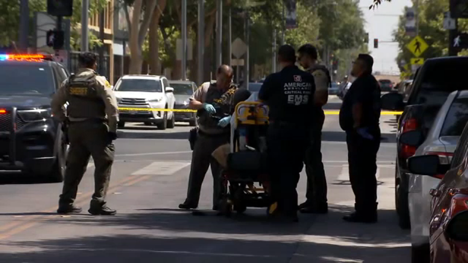 Suspect detained after stabbing Fresno County employee at Courthouse Park in Downtown Fresno, officials say