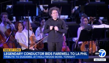 Gustavo Dudamel closes 17-year run with LA Philharmonic with benefit concert for Venezuela relief