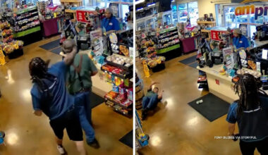 Lawsuit filed against Amazon after shocking video shows delivery driver punching man at Elk Grove, California, gas station