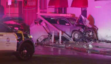 1 dead after violent 2-car crash in Koreatown, police say