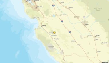 2.3 magnitude earthquake shakes close to Pinnacles, CA on Aug. 10