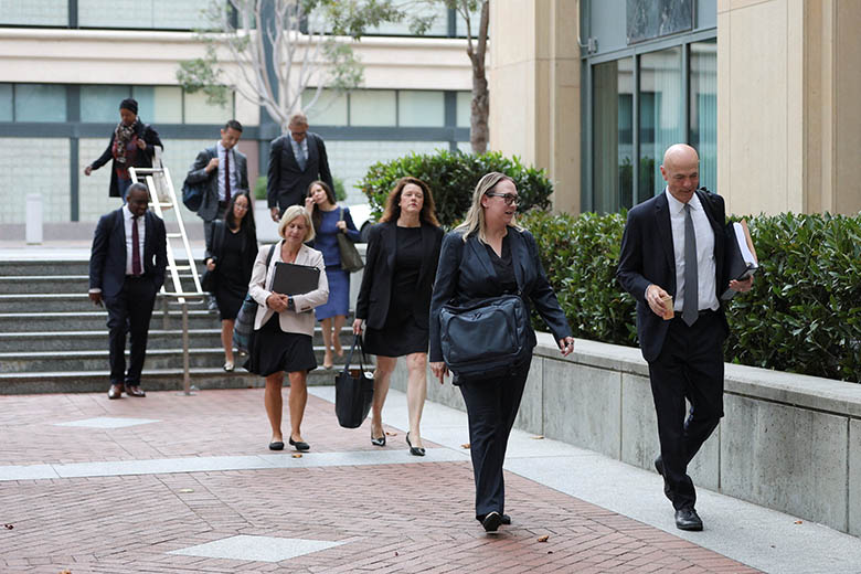 Meta court case held at a federal courthouse in Oakland