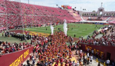 USC issues statement on poor home opener attendance after images of empty LA Coliseum go viral