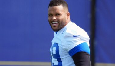 Aaron Donald comments after first Rams comeback practice – NBC Los Angeles