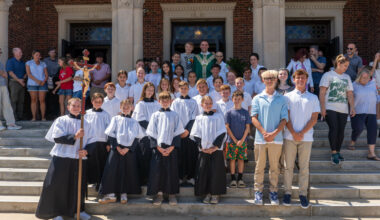 Parishioners at Beach Catholic said goodbye to Steven McClernon on June 23. He began at Our Lady of Peace in Lynbrook the following week.