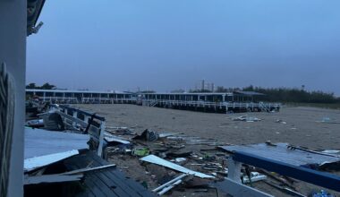 Sun and Surf Beach Club in Atlantic Beach was damaged by a tornado on Aug. 20 and will be temporarily closed until further notce.