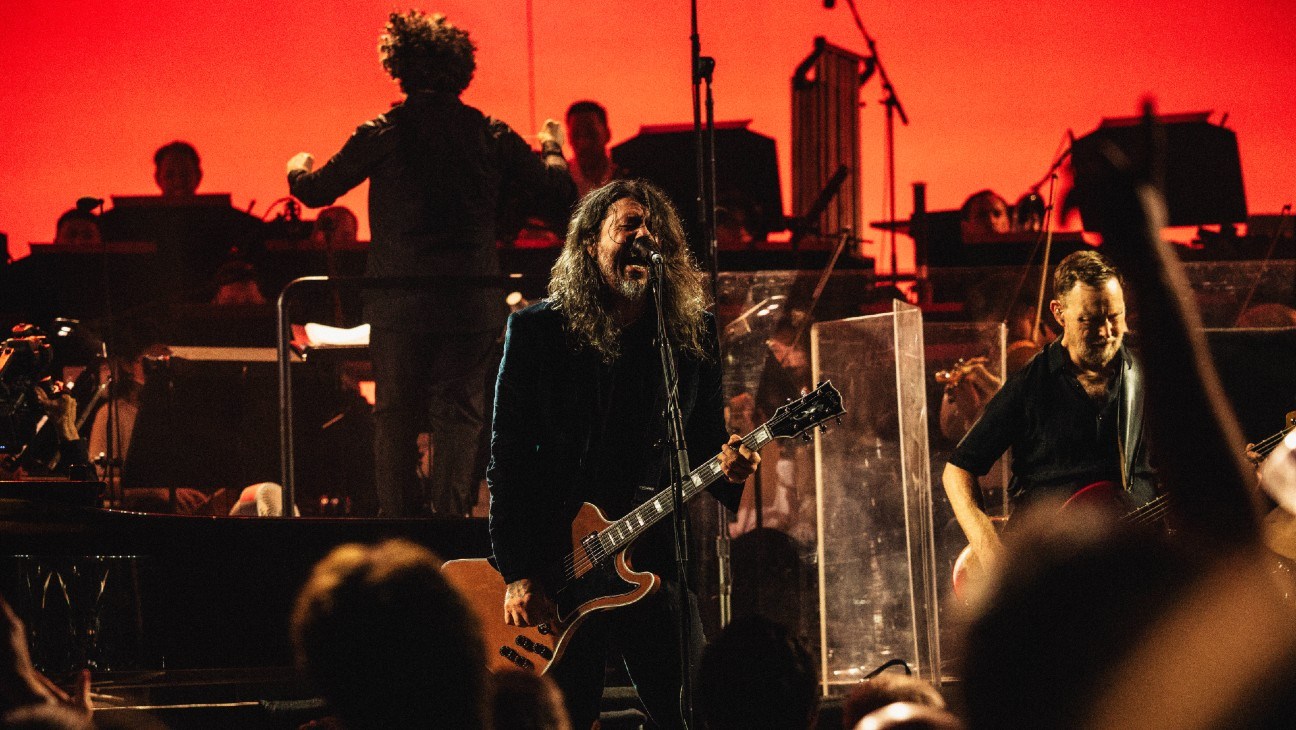 Foo Fighters and Gustavo Dudamel at the Hollywood Bowl