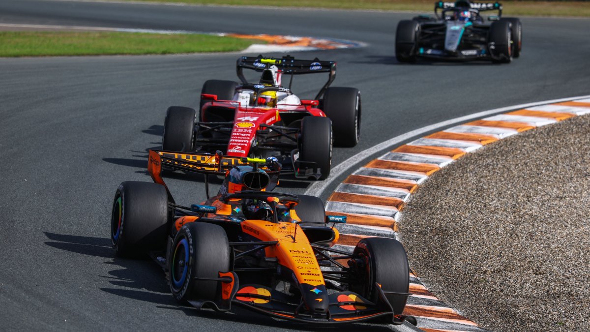 Lando Norris wins F1 Dutch Grand Prix after late overtakes – NBC 7 San Diego