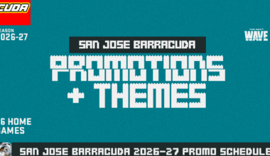 San Jose Barracuda | BARRACUDA ANNOUNCE 2026-27 PROMOTIONAL SCHEDULE