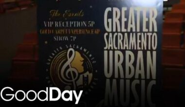 Ryan is getting a preview of the "Greater Sacramento Urban Music Awards"