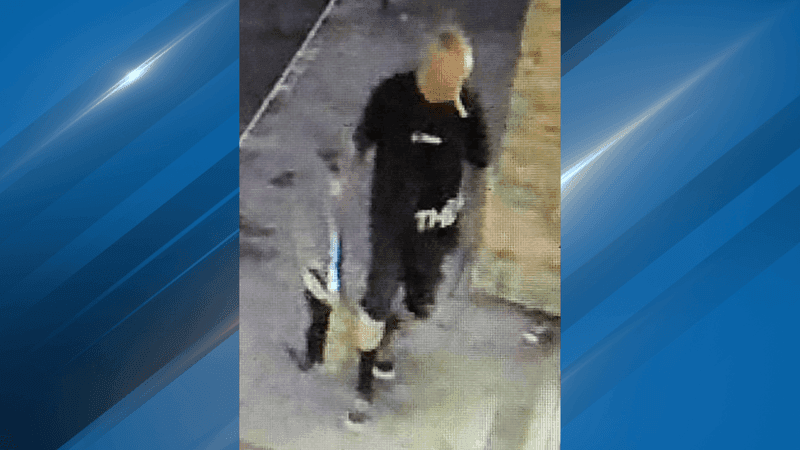 {p}The Bakersfield Police Department is asking for the community’s help in identifying a man accused of breaking a window at the Dollar Tree on Wible Road. PHOTO: BPD{/p}