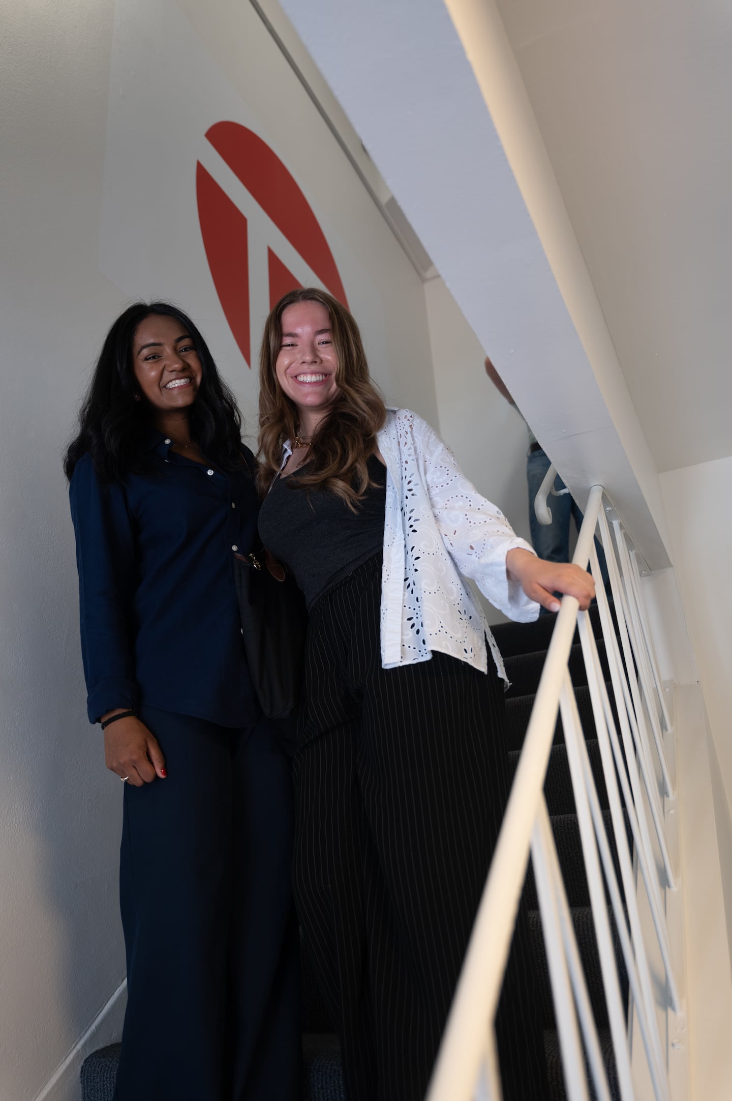 Harvard graduates Julia Alvarenga and Alice Jacob lived at a house in San Francisco with other student startup founders as part of the TekTrek program.