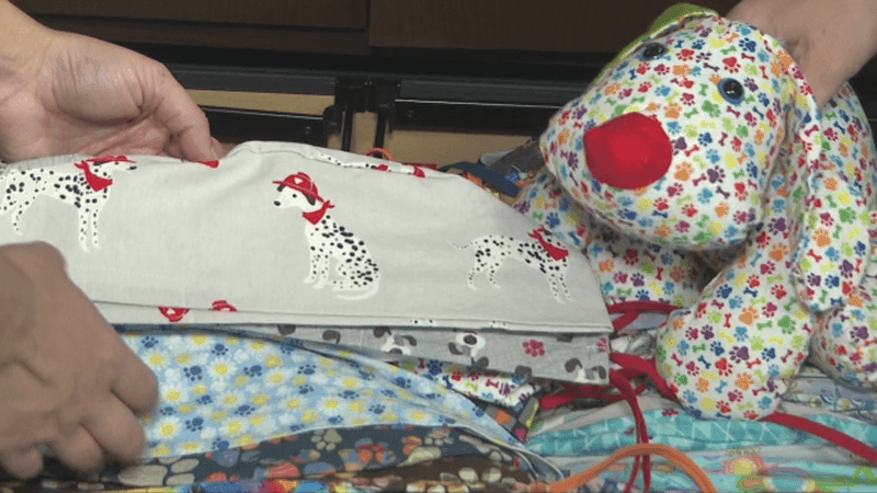 The items are given to patients of all ages, not just children (PHOTO: PHOTOJOURNALIST RONNIE GERBER).