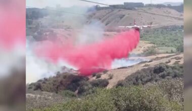 Forward progress stopped in 2-alarm vegetation fire in Peñasquitos Canyon – NBC 7 San Diego