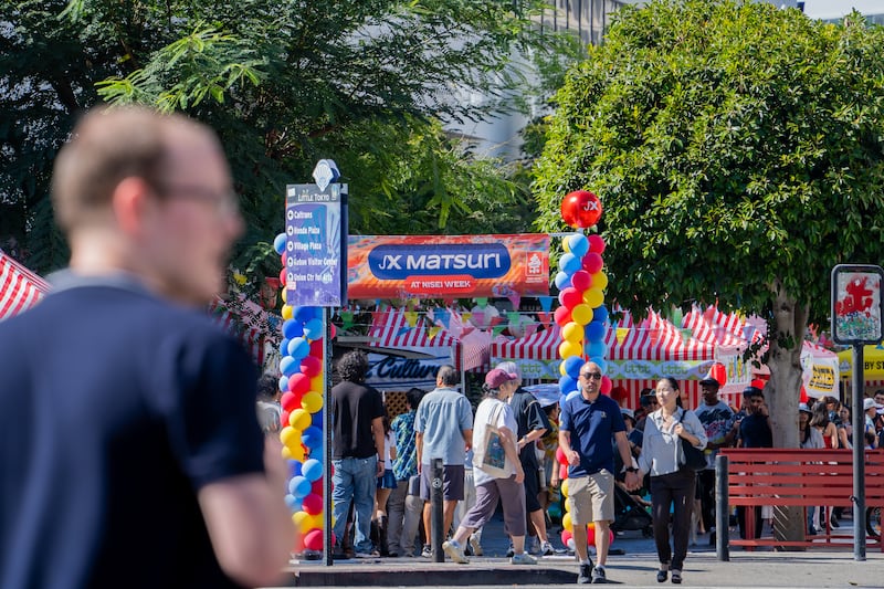 Families join JX Matsuri at Weller Court for a one-day-only summer carnival experience in Little Tokyo on Aug. 16.