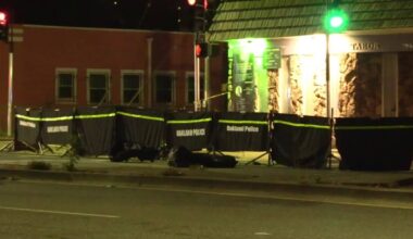 Woman killed in hit-and-run outside Oakland church, near police substation