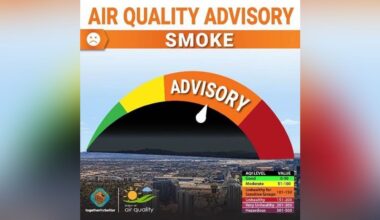 Clark County issues smoke advisory as California wildfire haze drifts in