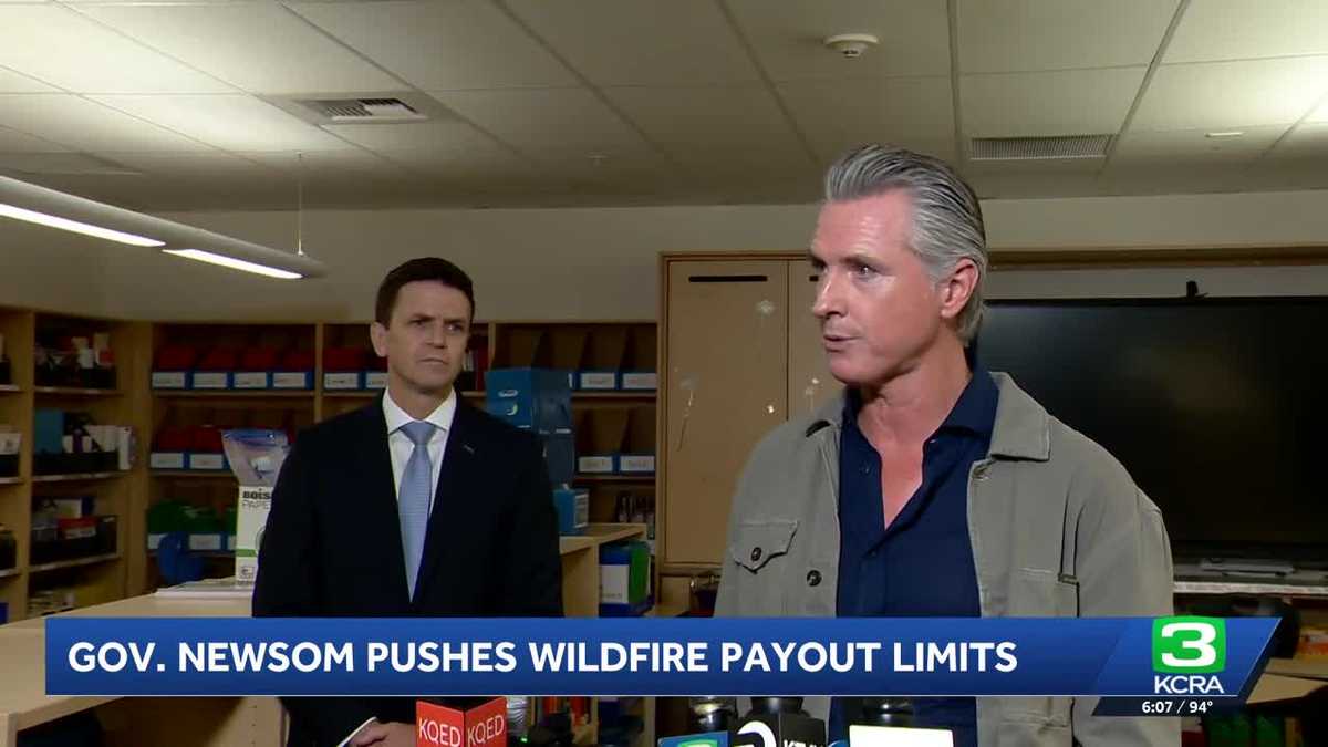 Gov. Newsom stands on push to limit utilities' liability for causing wildfires