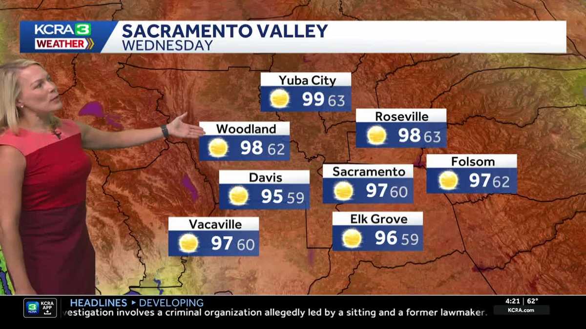 NorCal forecast | Warm Wednesday before cooler rest of week
