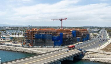Mixed-use project rises at 6700 Pacific Coast Highway in Long Beach