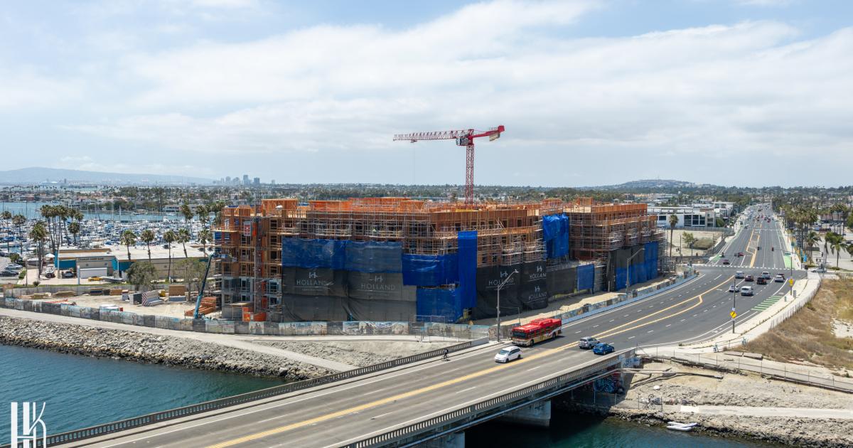 Mixed-use project rises at 6700 Pacific Coast Highway in Long Beach