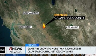 Gann Fire southeast of Sacramento has been growing rapidly this week | California News