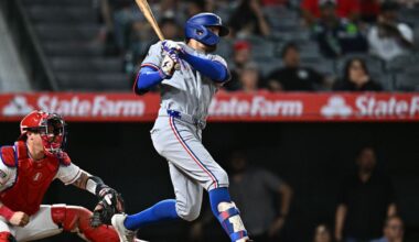 Brandon Nimmo's single in 10th inning helps Rangers beat Angels 4-1 to snap 5-game road skid | National Sports