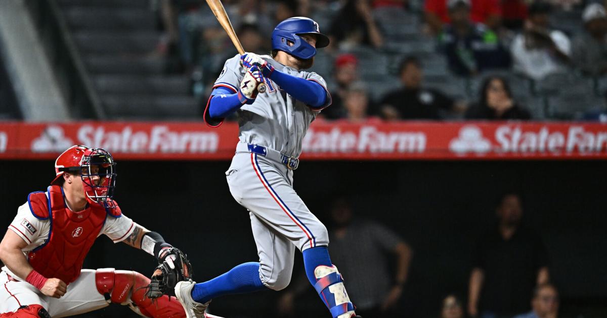 Brandon Nimmo's single in 10th inning helps Rangers beat Angels 4-1 to snap 5-game road skid | National Sports