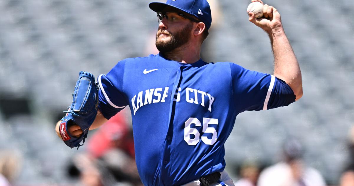 Noah Cameron dazzles with a 1-hitter as the Royals shut out the Angels 3-0