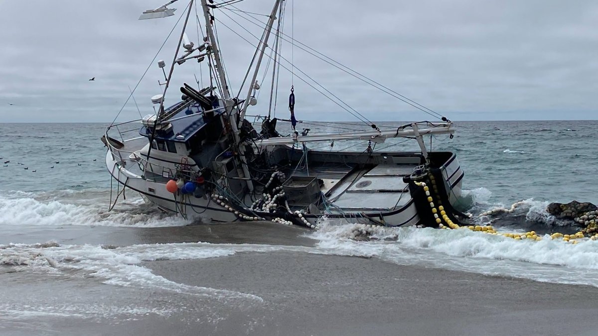 North Beach closes temporarily after fishing vessel runs aground – NBC Bay Area