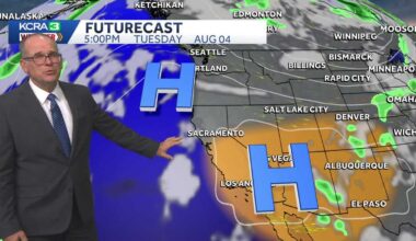 NorCal forecast: Less Heat In The Forecast