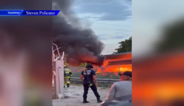 Witnesses share story after Amtrak train crashes into car and sparks blaze in Oakland Park; no serious injuries reported - WSVN 7News | Miami News, Weather, Sports
