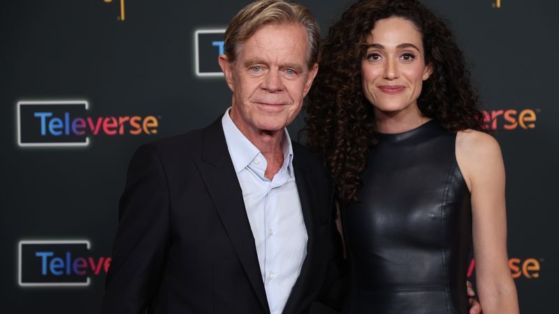 LOS ANGELES, CALIFORNIA - AUGUST 15: (L-R) William H. Macy and Emmy Rossum attend "Still Shameless" during TV Academy's 2026 Televerse Festival - Day 2 at JW Marriott LA Live on August 15, 2026 in Los Angeles, California. (Photo by Robin L Marshall/Getty Images)